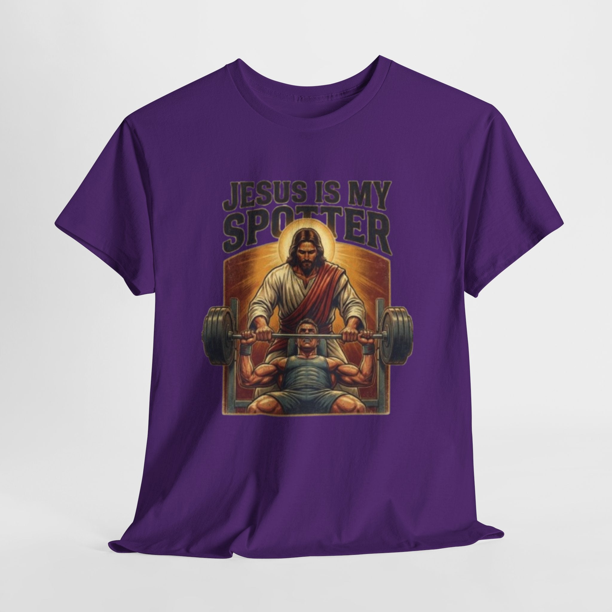 Jesus Is My Spotter Short Sleeve Unisex Tee