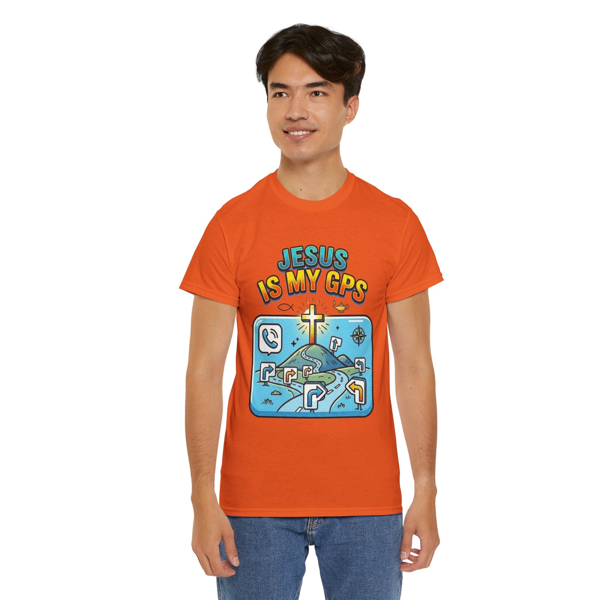 Jesus Is My GPS Short Sleeve Unisex Tee