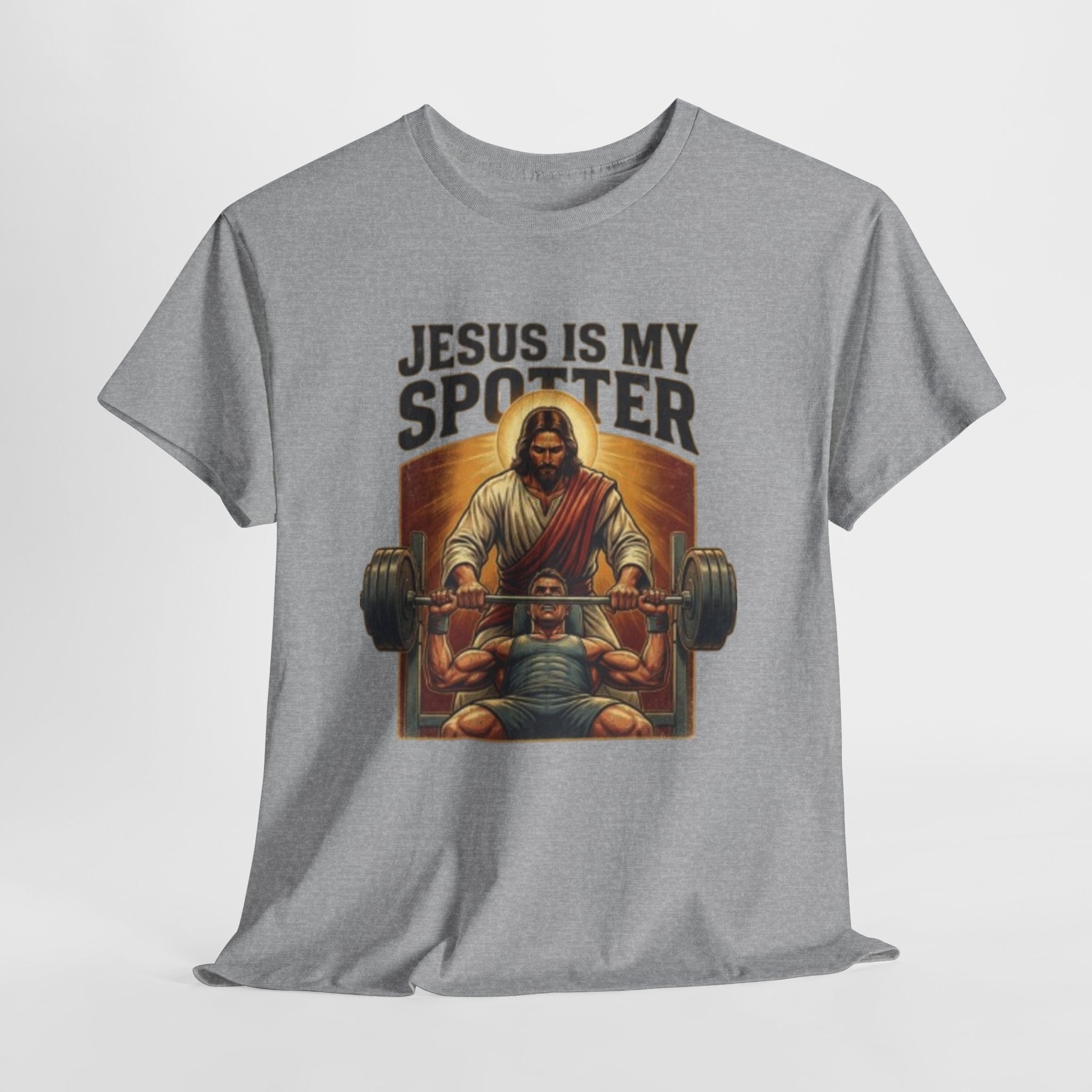 Jesus Is My Spotter Short Sleeve Unisex Tee