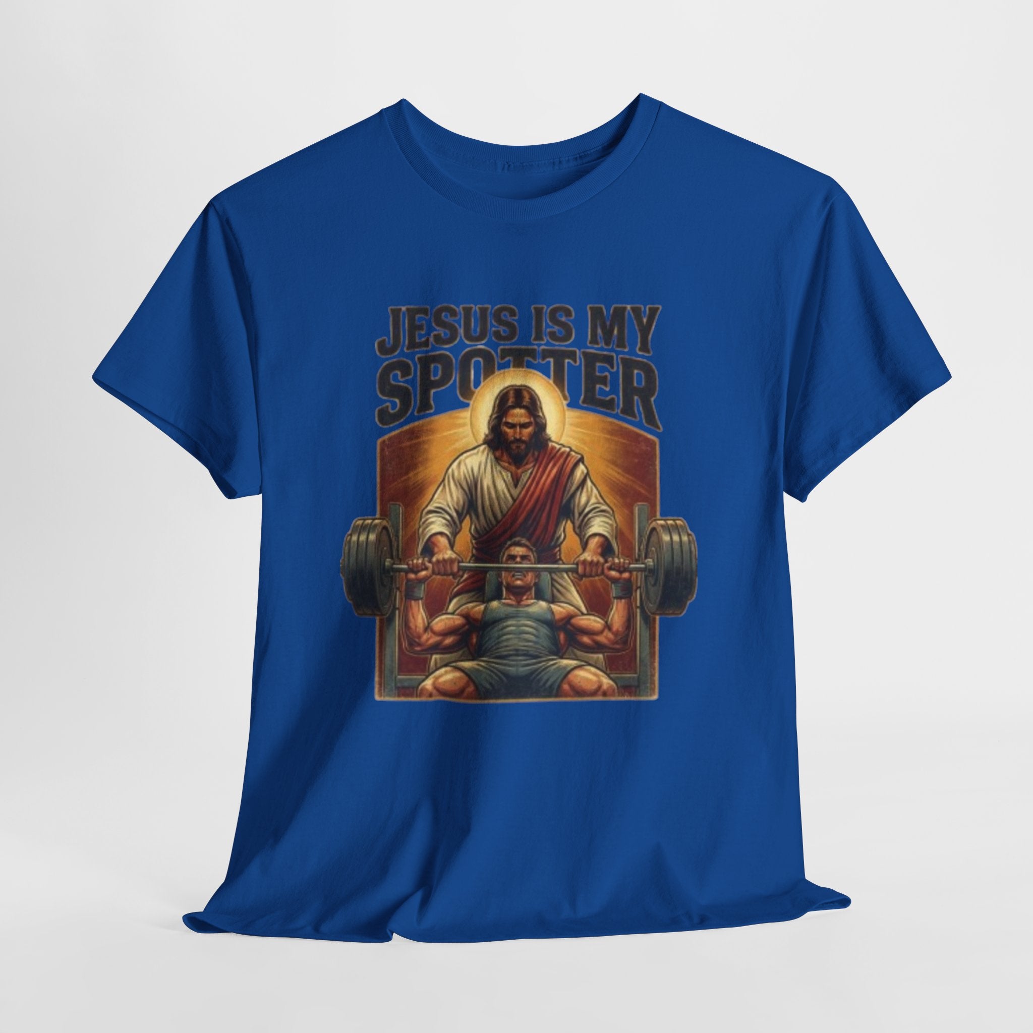 Jesus Is My Spotter Short Sleeve Unisex Tee