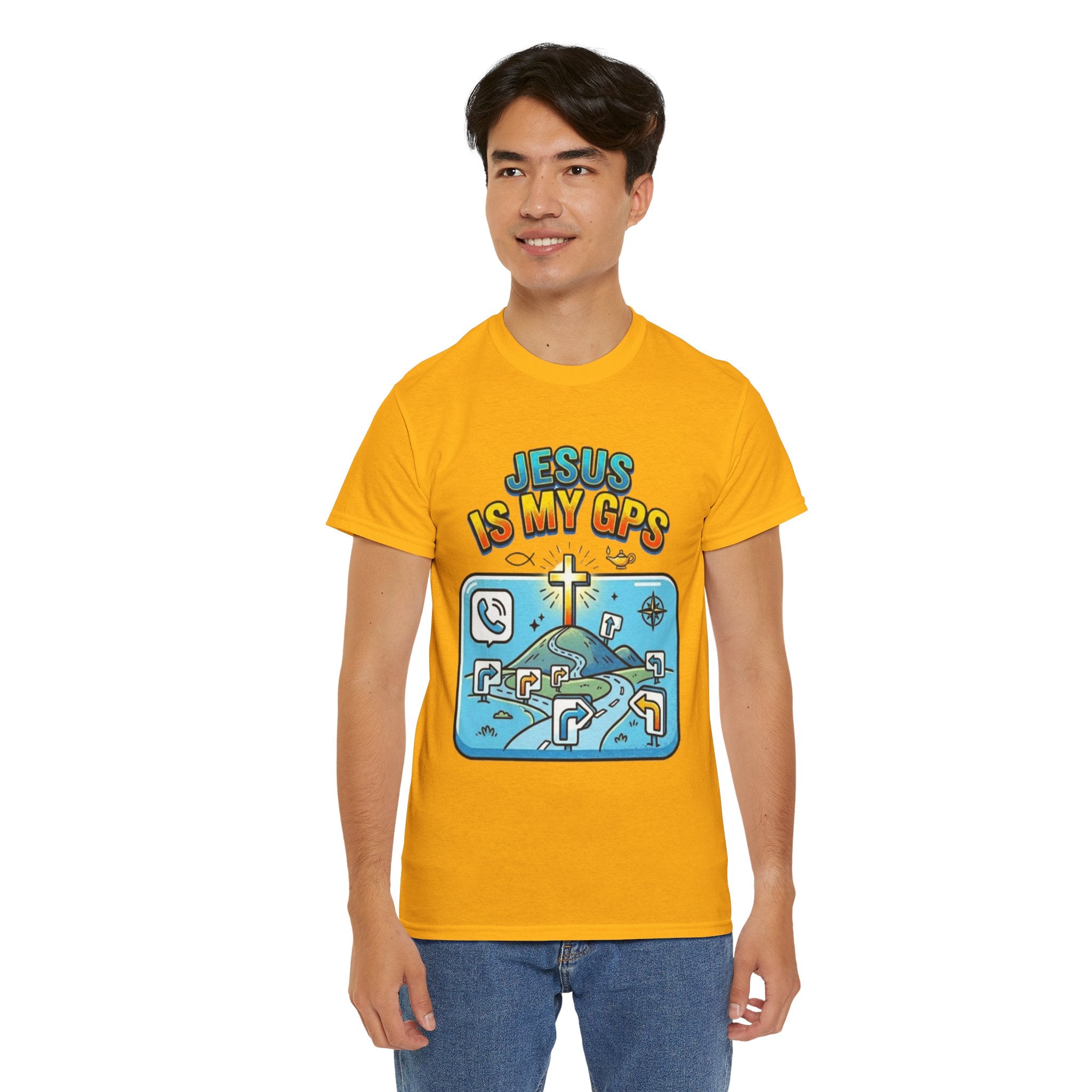 Jesus Is My GPS Short Sleeve Unisex Tee