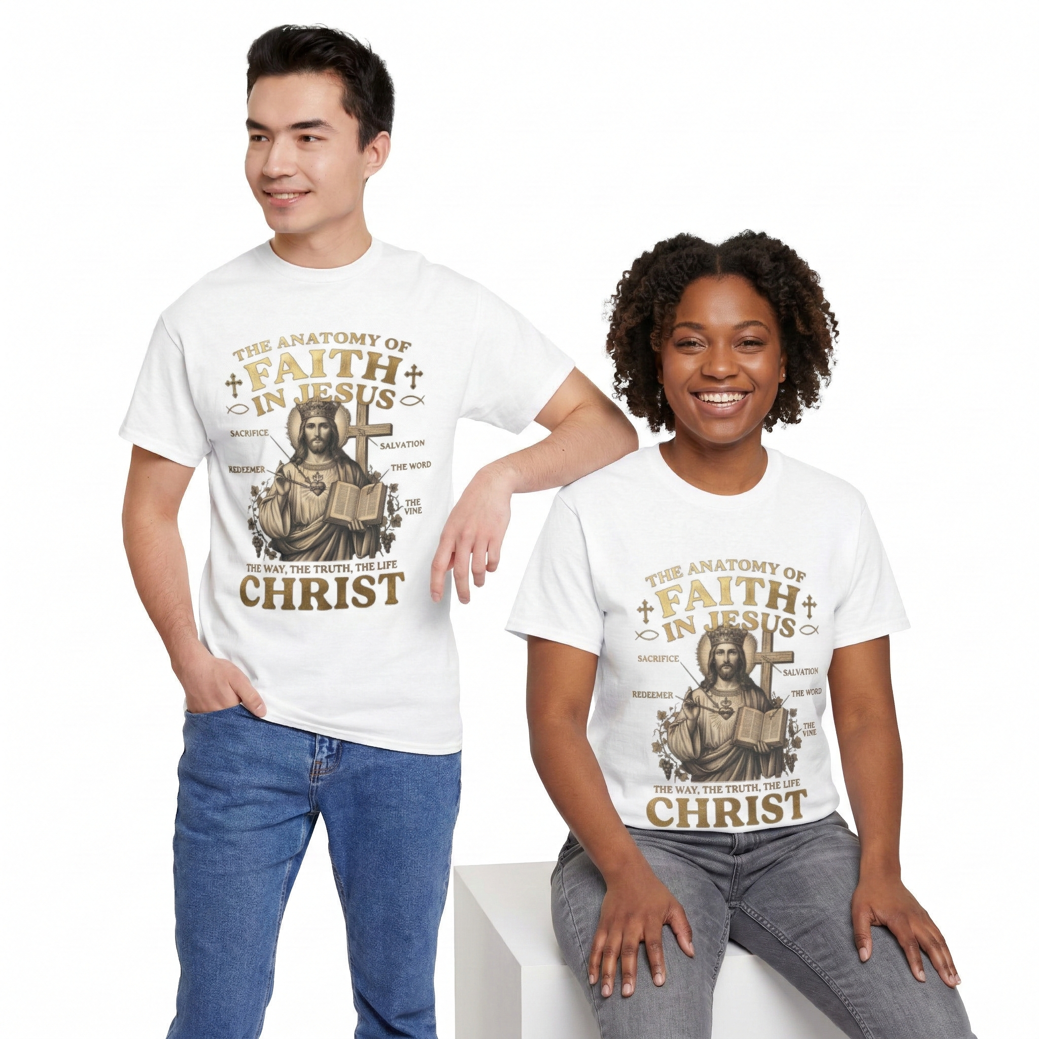 The Anatomy of Jesus – Heavy Cotton Tee